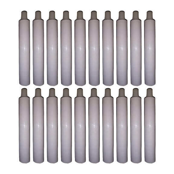 GUOOL 10 Pieces Empty Aluminum Paint Tubes Refillable Travel Bottles Storage Containers Easy Open Caps Squeezable Packaging Suitable for Handmade Painting Crafting Supplies Artists 20Pcs 20ml