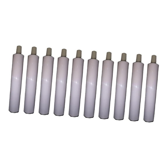 GUOOL 10 Pieces Empty Aluminum Paint Tubes Refillable Travel Bottles Storage Containers Easy Open Caps Squeezable Packaging Suitable for Handmade Painting Crafting Supplies Artists 10Pcs 50ml
