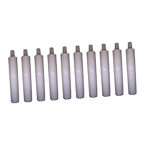 GUOOL 10 Pieces Empty Aluminum Paint Tubes Refillable Travel Bottles Storage Containers Easy Open Caps Squeezable Packaging Suitable for Handmade Painting Crafting Supplies Artists 10Pcs 40ml