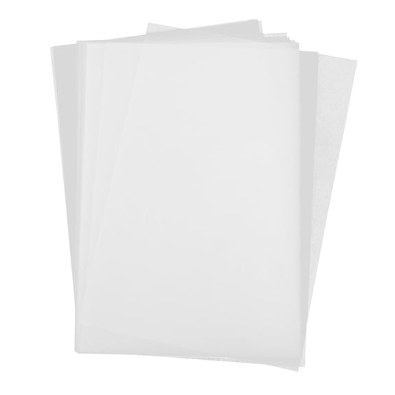 GUOOL 10 Pieces Heat Shrink Sheets Printable Craft Film Blank Sheets DIY Art Paper Handmade Craft Tool Suitable for Jewelry Making Gift Giving Adults Translucent