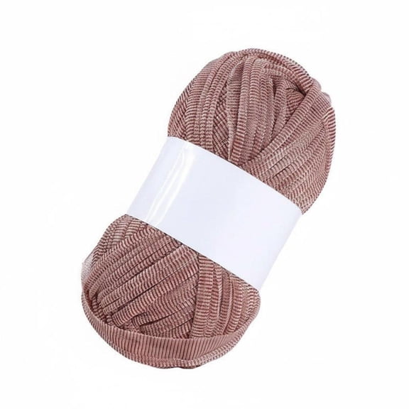 GUOOL 100 G Iridescent Ribbon Yarn Shining and Sparkling Shimmering Crochet Yarn Red