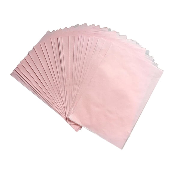 GUOOL 100 Pieces Bouquet Packaging Paper, Floral Wrapping Paper Thin Flower Wrapping Paper Sheets for Gift Box Packaging DIY Crafts pink