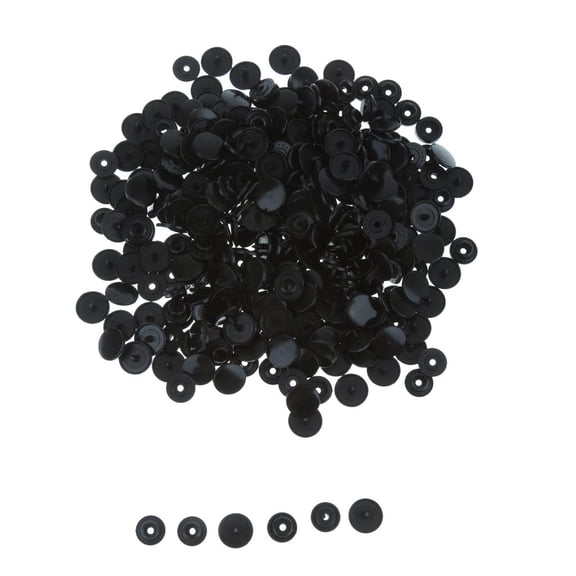 GUOOL 100 Snaps Size 20 T5 Plastic Button Sewing Fastener for Cloth Diapers Bibs Towels and Other Embroidery, Craft, Sewing Household Projects