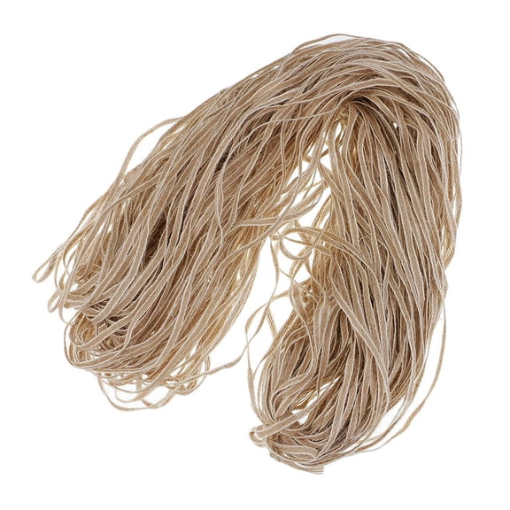 GUOOL 100Meters Natural Jute Rustic Hessian Burlap Rope Craft Ribbon For Arts Crafts Wedding Party Xmas Christmas Gift Packing Decoration 5mm