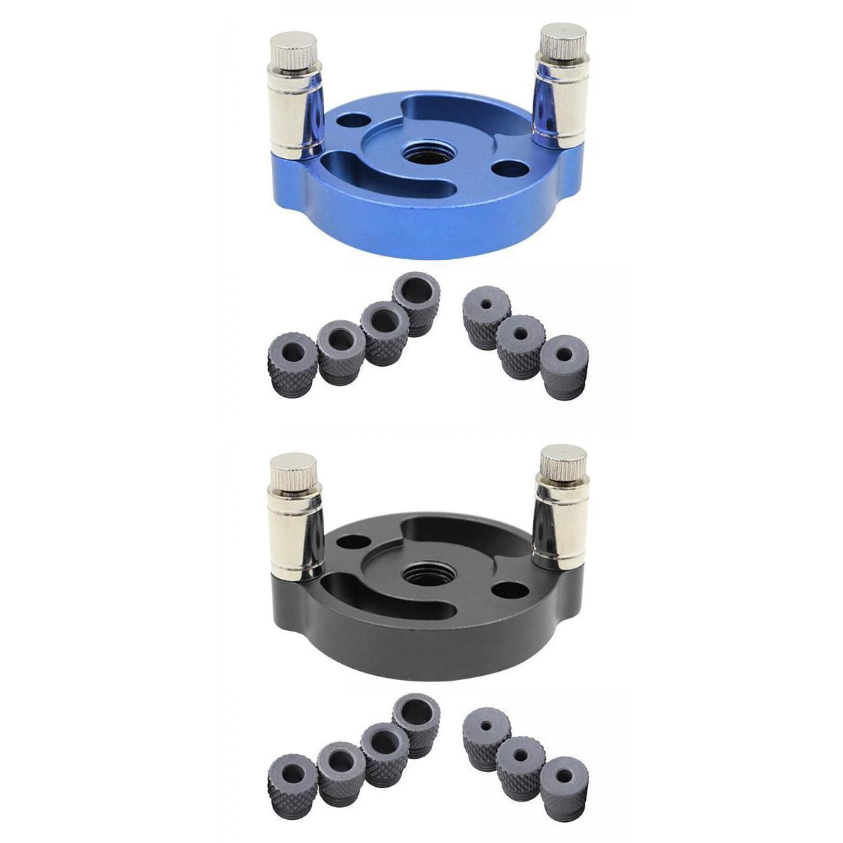 GUOOL 2 Sets 2-10mm Self-Centering Doweling Jig Set Vertical Hole Puncher Locator