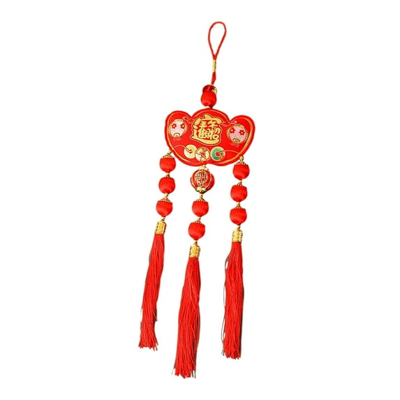 GUOOL 2024 Chinese New Year Decoration Dragon New Year Tassel Pendant Spring Festival Hanging Pendant Good Luck Charm for Shop Office A