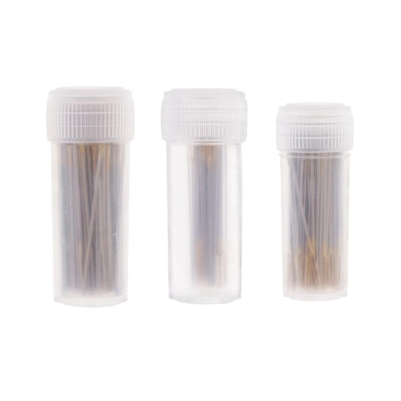 GUOOL 22 Pieces Mixed Sliver Gold Large Eye Embroidery Stitch Hand Needles Size 24 26 28 In Clear Box