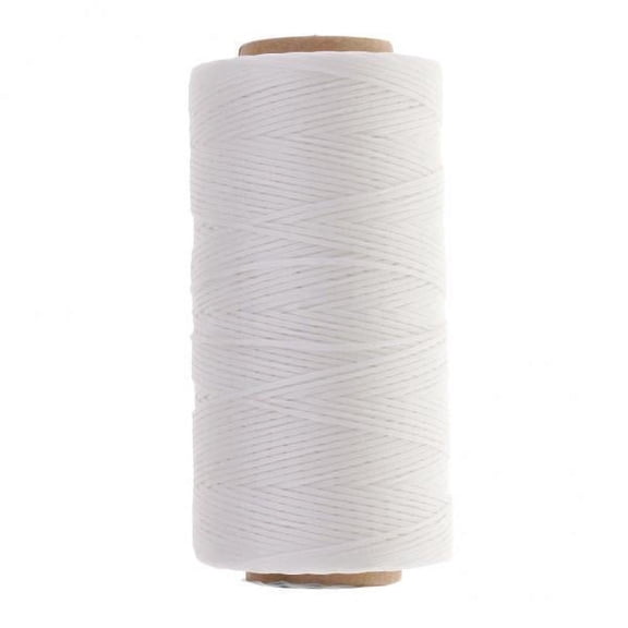 GUOOL 2x 150D 0.8mm Leather Sewing ed Thread Long Stitching Thread for Leather Craft DIY/Bookbinding/ Shoe Repairing/Leather Projects