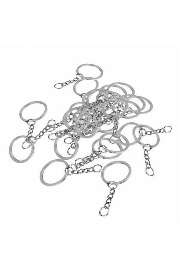2x 20-way Divided Key Chain with Chain And Bending Ground for The