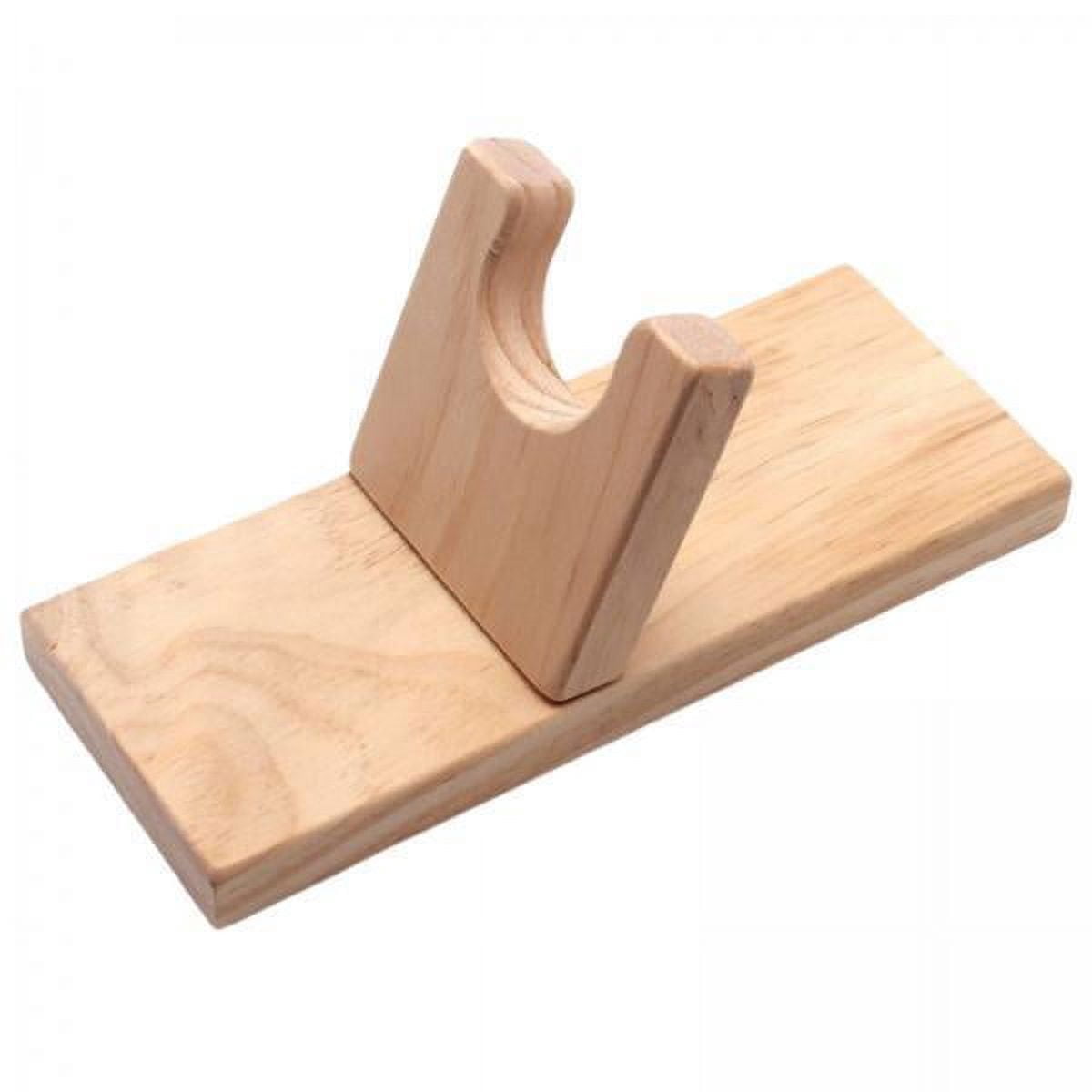GUOOL 2x Hot Glue Holder, Wood Hot Melt Glue Stand, Hot Melt Glue Base, Craft Room Organizer
