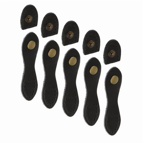GUOOL 2x Unisex Fashion Leather Toggle Decor Button Coat Jacket Duffle Metal Snap Fasteners DIY Sewing Accessories