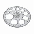 GUOOL 2xFull Circle Template Office School Supplies Multifunctional ...