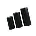 thumbnail image 1 of GUOOL 3Pcs Cylinder Plinth Stand Covers Plinth Stand Pillar Covers Cylinder Pedestal Covers for Birthday Party Thanksgiving Wedding black, 1 of 9