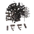 thumbnail image 1 of GUOOL 3x20 Sets Antique Cabinet Jewelry Box Wooden Box Hasp Latch Hook with Screws , Bronze, 2 Pcs, 1 of 9