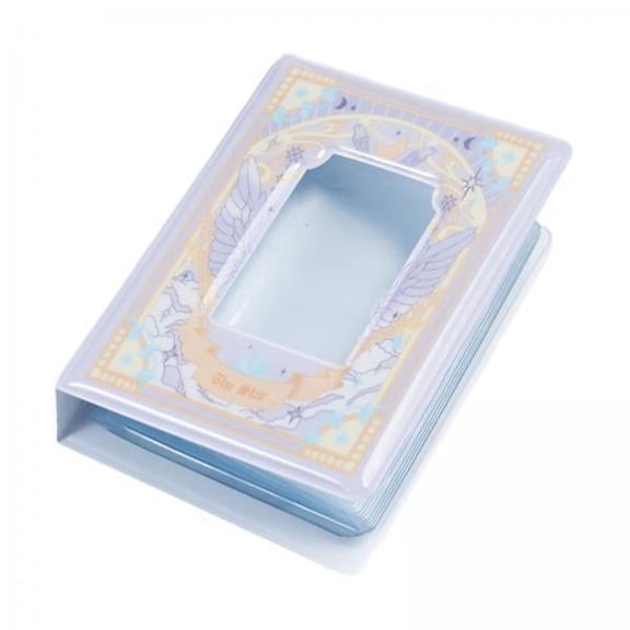 GUOOL 3x3 inch Photo Card Holder Mini Picture Album Cute for Train Ticket Girlfriend Pcs