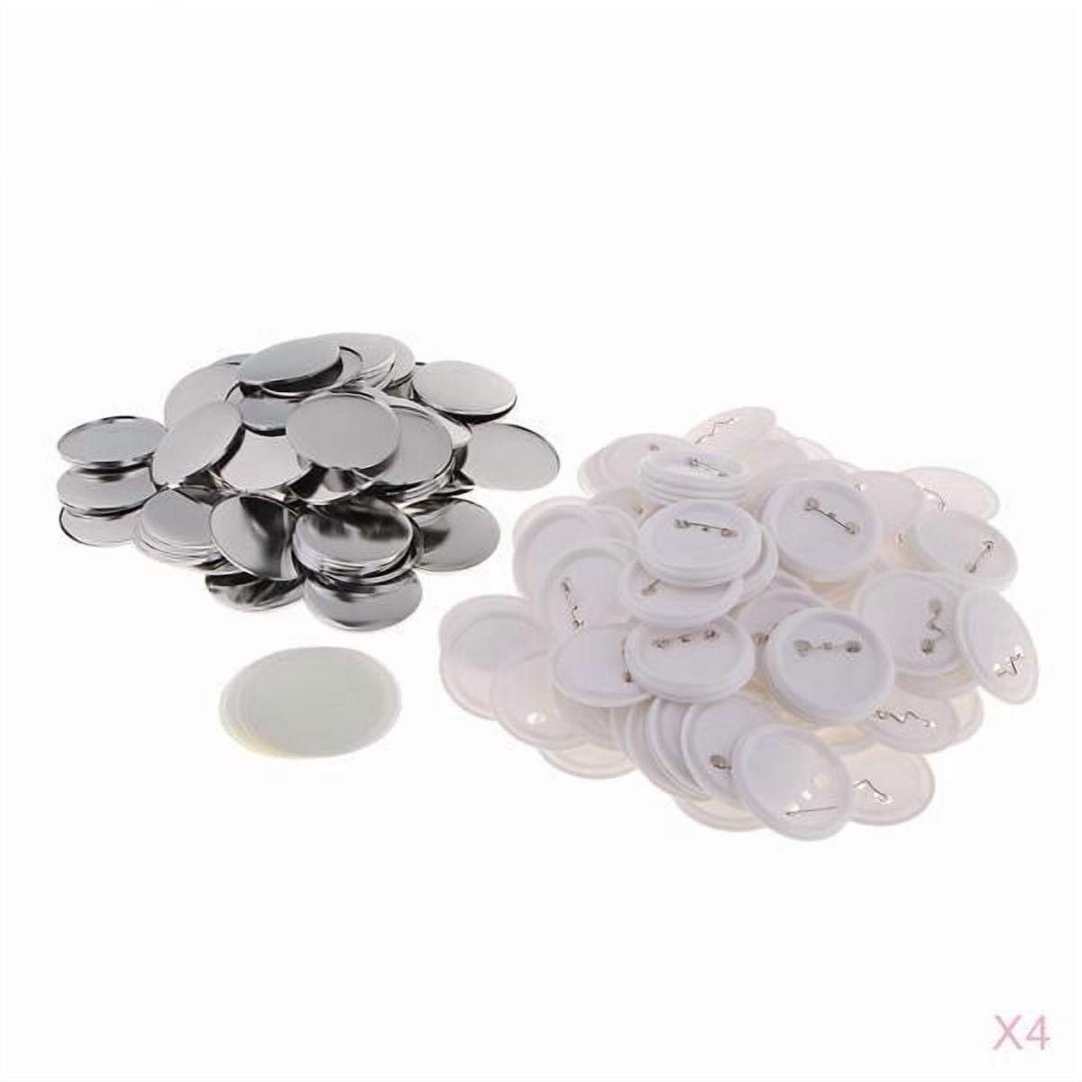 GUOOL 400-Packs Pin Back Button Parts for Badge Button Maker Machine Button Made crafts And Children's Craft Activities (58mm 2¼ Inch)