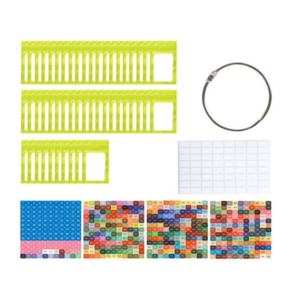 GUOOL 50 Pieces Rhinestones Storage Bag Small Beads Organizer Multipurpose Packaging Pouch Clear Window Container Self Sealing Bags Green