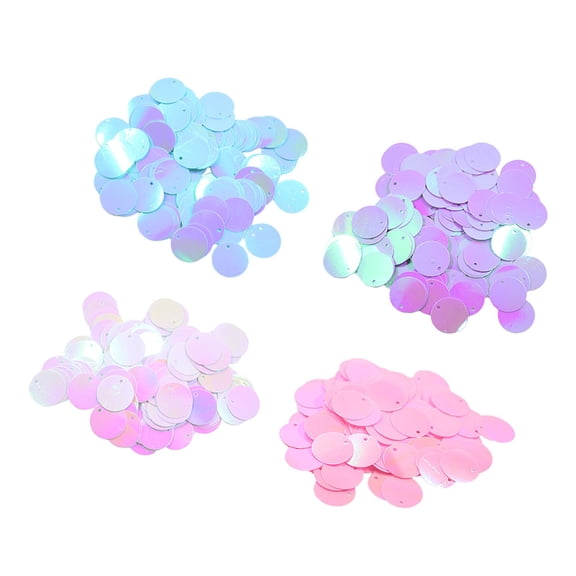 GUOOL 520Pcs Flat Sequins Loose Sequins for Embroidery, Applique, Crafts Sewing Embellishments