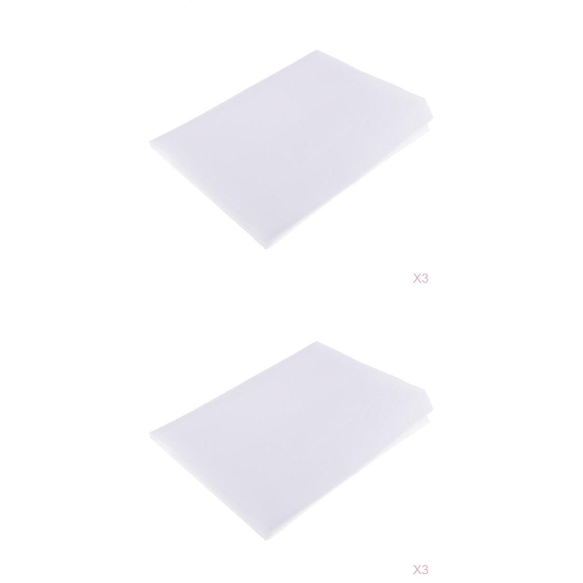 GUOOL 6 Pcs Non-woven Insert Fixing Insert Non-woven Fleece 100cm Wide Non-woven Sewing Fleece White