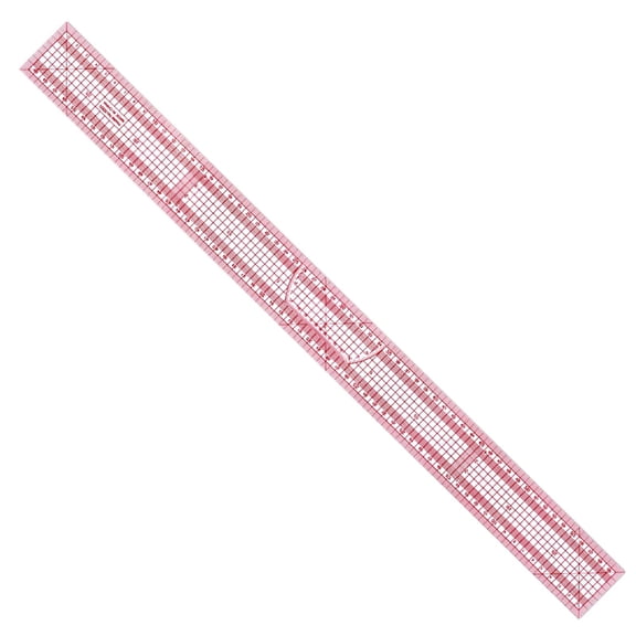 GUOOL 60cm Soft Tape Quilting Ruler Acrylic ' Ruler Precision Cutting Fabric Paper, for Quilting, Sewing & Crafts Template
