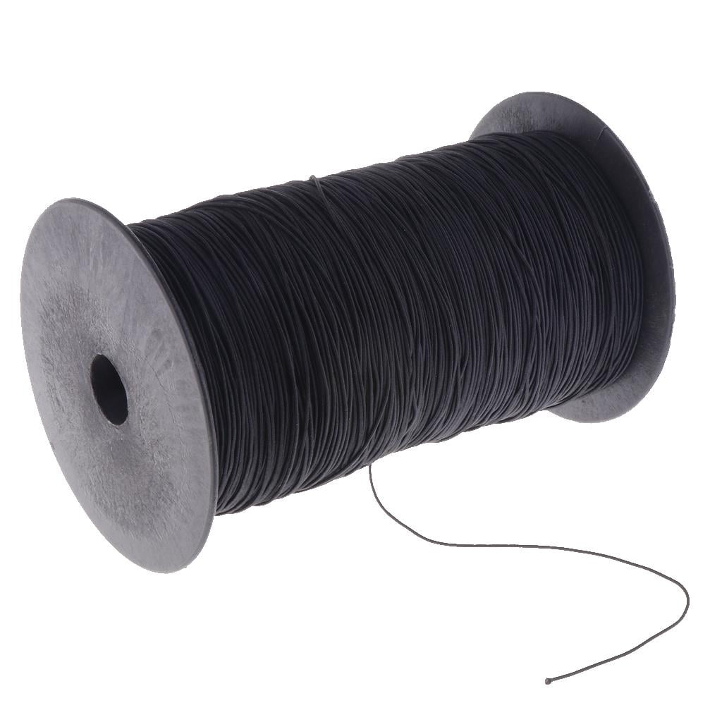 GUOOL 800m Beading Crafts Thread Necklace Bracelets Bag Chains String Cord Elastic Ropes 1mm For Making Necklace Bracelets Chains black