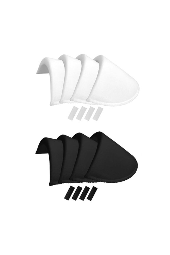 8x Shoulder Pads Soft Thickening Sponge Pads for Suit T Shirt Height Low Shoulder