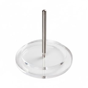 GUOOL Acrylic Spindle Yarn Holder Rotating Winder Clear Acrylic Build for Modern Look and Easy Cleaning for Crafters and Hobbyists