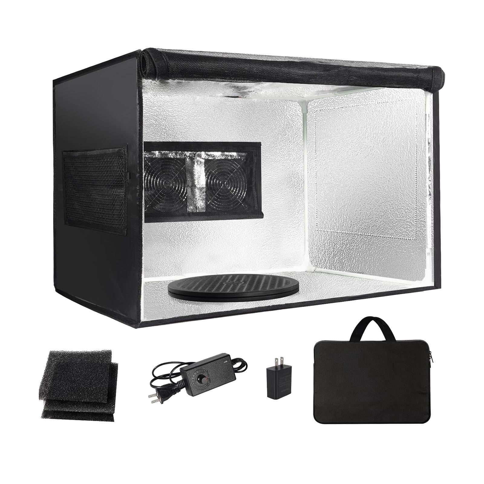GUOOL Airbrush Spray Booth Portable US Plug Water Resistant Accessories Windproof Airbrush Paint Booth Paint Tent for Garage Crafts