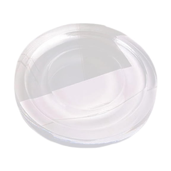 GUOOL Beading Board Bead Tray, Acrylic Crafts Tray, Multifunctional Bracelet Display Stand, Transparent Jewelry Tray for DIY Design Round
