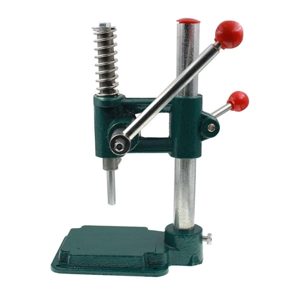 GUOOL Button Press Machine Hand-Operated Manual Press Machine Cast-Metal for Hobbyists
