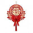 thumbnail image 1 of GUOOL Chinese New Year Blessing Hanging Decoration Hanging Ornament Red Spring Festival 2024 Lunar Year for Festival Party Supplies C, 1 of 9