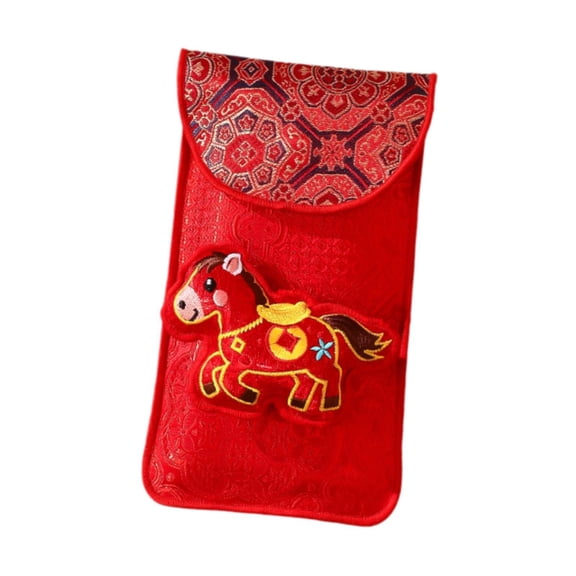 GUOOL Chinese New Year Red Envelope Luck Money Pocket Hong Bao Creative Party Favors Spring Festival Red Pocket Gifts for Wedding