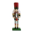 thumbnail image 1 of GUOOL Christmas Decorative Nutcracker Figurine Christmas Decor Holiday Christmas Ornament for Home Shelf Thanksgiving Table Parties Green, 1 of 9