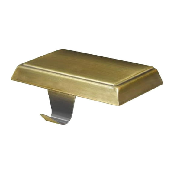 GUOOL Christmas Stocking Holders ,Xmas Stocking Hooks, Metal Hanging Hooks for Holiday Xmas Party Decoration Fireplace Window Table Gold