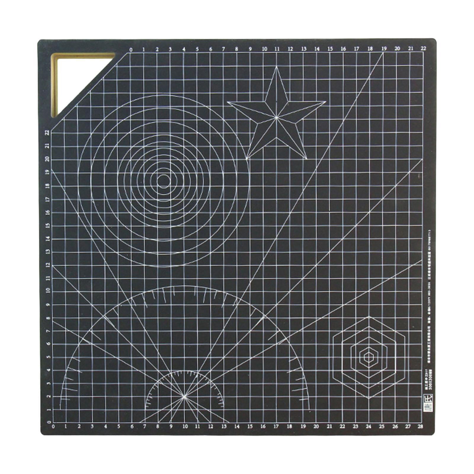 GUOOL Cutting Mat Double Sided Non Slip Square Rotary Board Crafted From Thickened Wood Material for Sewing Scrapbooking Projects Suitable for DIY Crafts Ho 30 cm