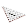 thumbnail image 1 of GUOOL Drawing Triangle Square Ruler, Architectural Scale Ruler 12 Inch Professional Etched Triangle Drafting Ruler, for Blueprint, Drafting And Drawing, 1 of 9