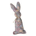 thumbnail image 1 of GUOOL Easter Rabbit Animal Doll Easter Decoration Supplies Lovely Appearance Cloth Easter Bunny Animal Toy for Valentine's Day Gift Gray Floral, 1 of 9