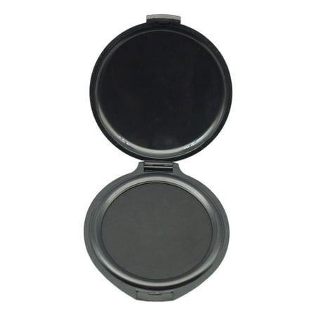 GUOOL Fingerprint Ink Pad Fingerprint Pad Round Quick Drying Stamp Pad Ink Pad Thumbprint Ink Pads for Banks, Notary, Notarization Black