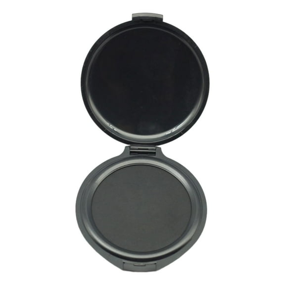 GUOOL Fingerprint Ink Pad Fingerprint Pad Round Quick Drying Stamp Pad Ink Pad Thumbprint Ink Pads for Banks, Notary, Notarization Black