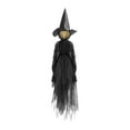 thumbnail image 1 of GUOOL Glowing Witch with LED Lights Sound Activated Transducer Colorful Glow Halloween Ornament for Entrance Party Witch Decor, 1 of 9