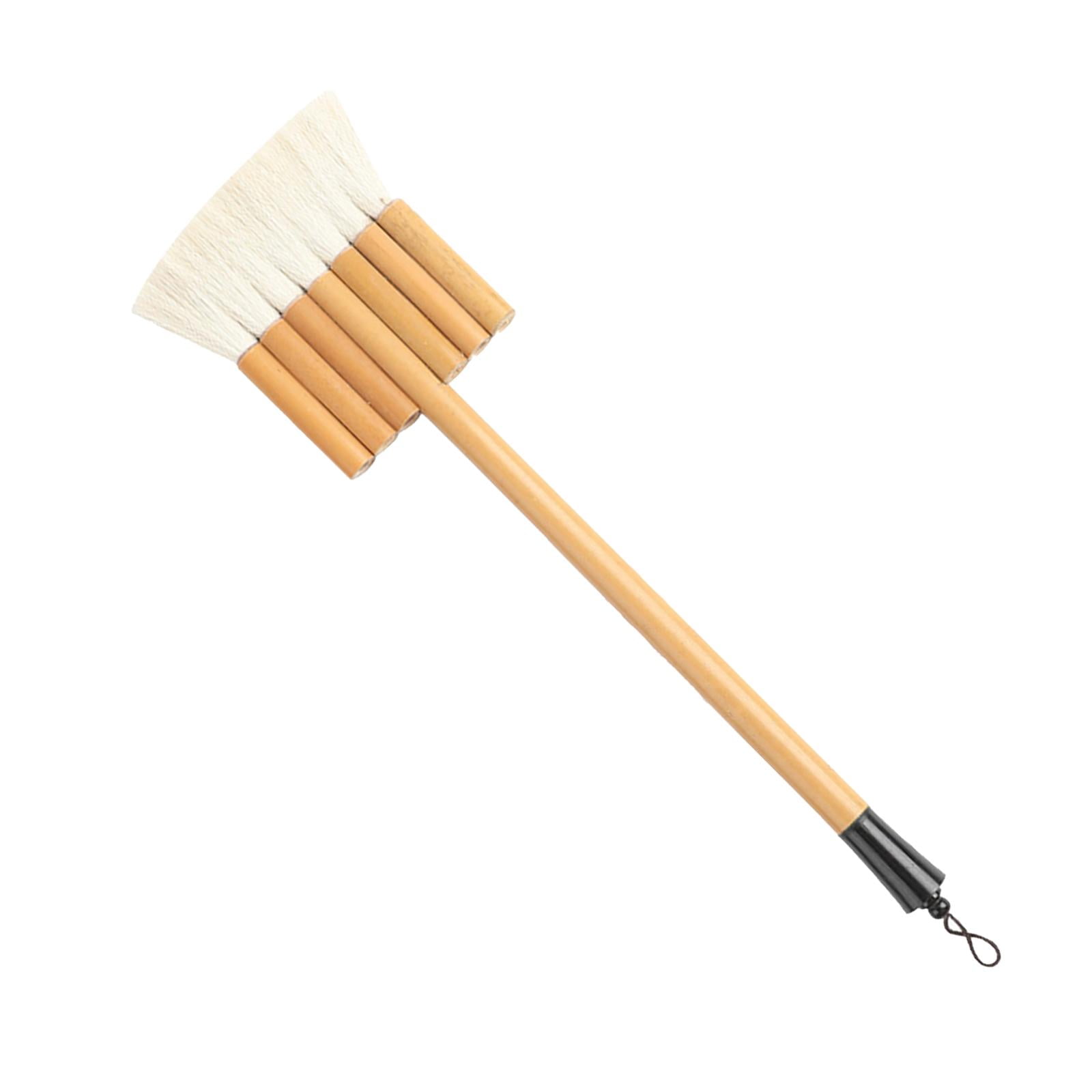 GUOOL Hair Hake Brush Flat Paint Brushes Hake Sturdy Reusable Sheep