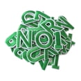 thumbnail image 1 of GUOOL Iron-on Patches Letter And Number Patches Decorative Stickers Embroidered Patches Applique Patches for Skirts Backpacks Dress Shirts Green, 1 of 9