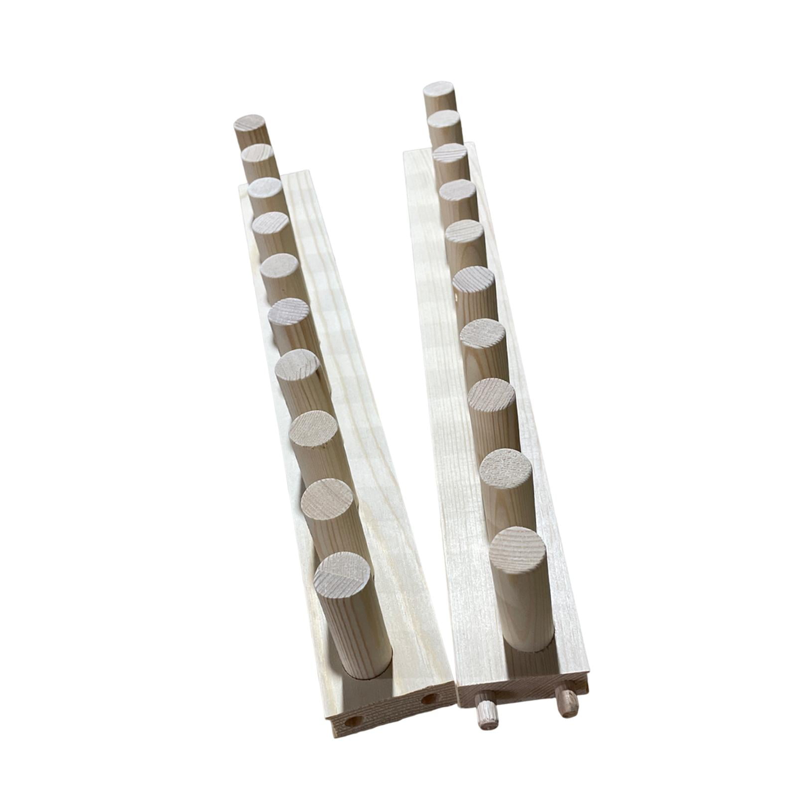 GUOOL Knitting Frame, Hand Knitting Frame for Ceilings, DIY, Wooden Peg Frame, Weaving Tool Not Required, Modular Design for Beginners, Hobby, Home Decor