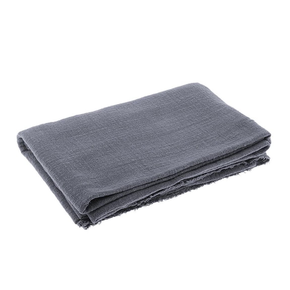 GUOOL Linen Fabric Linen Fabric for Sewing And Decorating Soft Opaque Beauty Clothing Fabrics 100x135 Deep Gray
