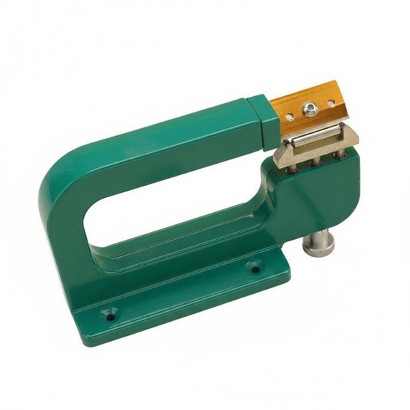GUOOL Manual Leather Skiver All Stainless Stainless Leather Skiving Machine Adjustable Green