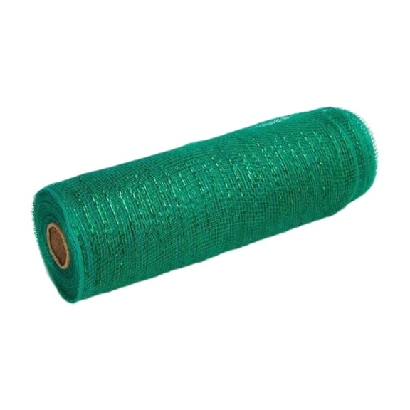 GUOOL Mesh Ribbon Mesh Roll Crafts Decoration, Wreath Making Supplies, 10 Inchx30 Feet Each Roll for Bows Birthday Christmas Wreath Green