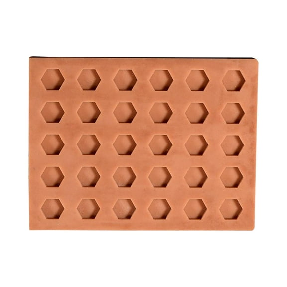 GUOOL Miniature Model, Miniature Brick, Model Brick, Building Wall, Creative Tool, Architectural Simulation, Easy Demolding for Model Making, Sand Table, Di 30 Hexagonal Bricks