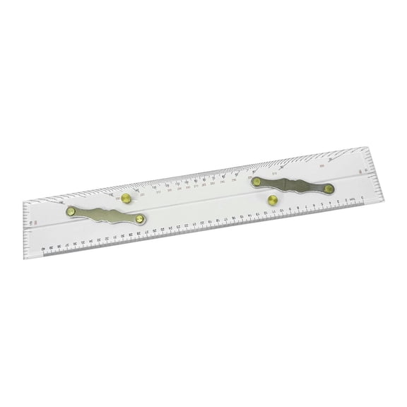 GUOOL Navigation Parallel Ruler Marine Navigation Instrument Chart Ruler Mapping Points Art Measurement Ruler Crafted From Pp Suitable for Boat Navigation M 45cm