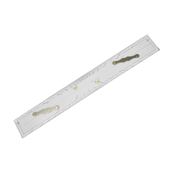 GUOOL Navigation Parallel Ruler Marine Navigation Instrument Chart Ruler Mapping Points Art Measurement Ruler Crafted From Pp Suitable for Boat Navigation M 60cm