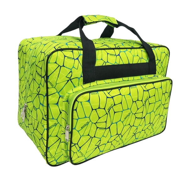 GUOOL Portable Sewing Machine Carrying Case Large Capacity Handbag Sew Accessories Tools Storage Holder Pocket Carrier Pack , Green